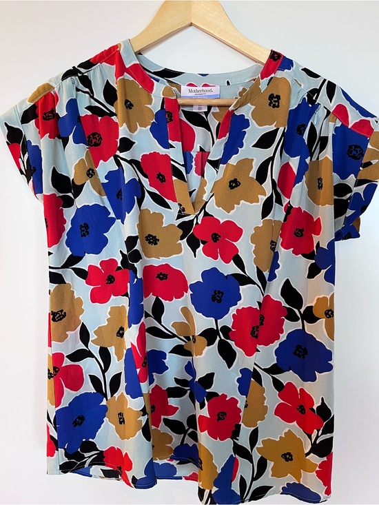 Motherhood Maternity Tops - Motherhood Maternity Nursing Top | Floral Print Blouse | Size S